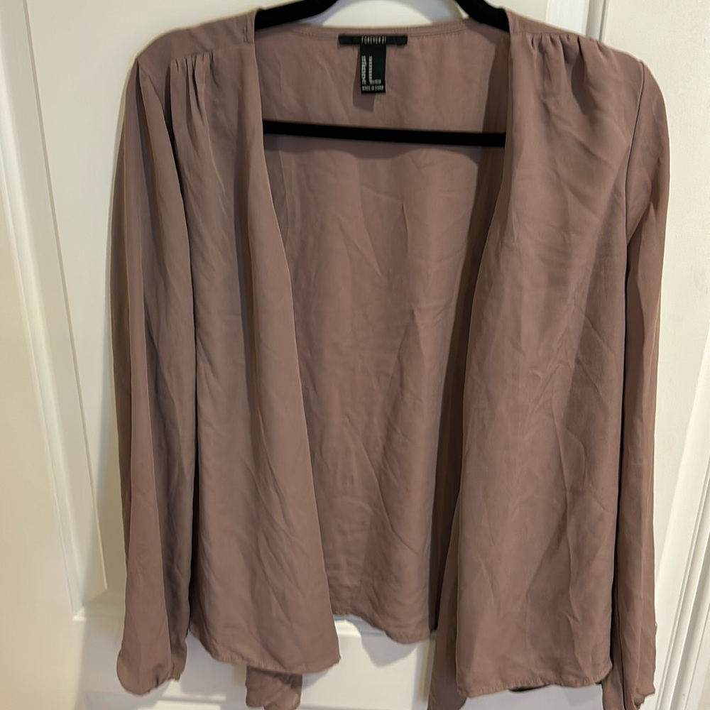 Forever 21 top / cardigan. Free with purchase! Just let me know if you want it.